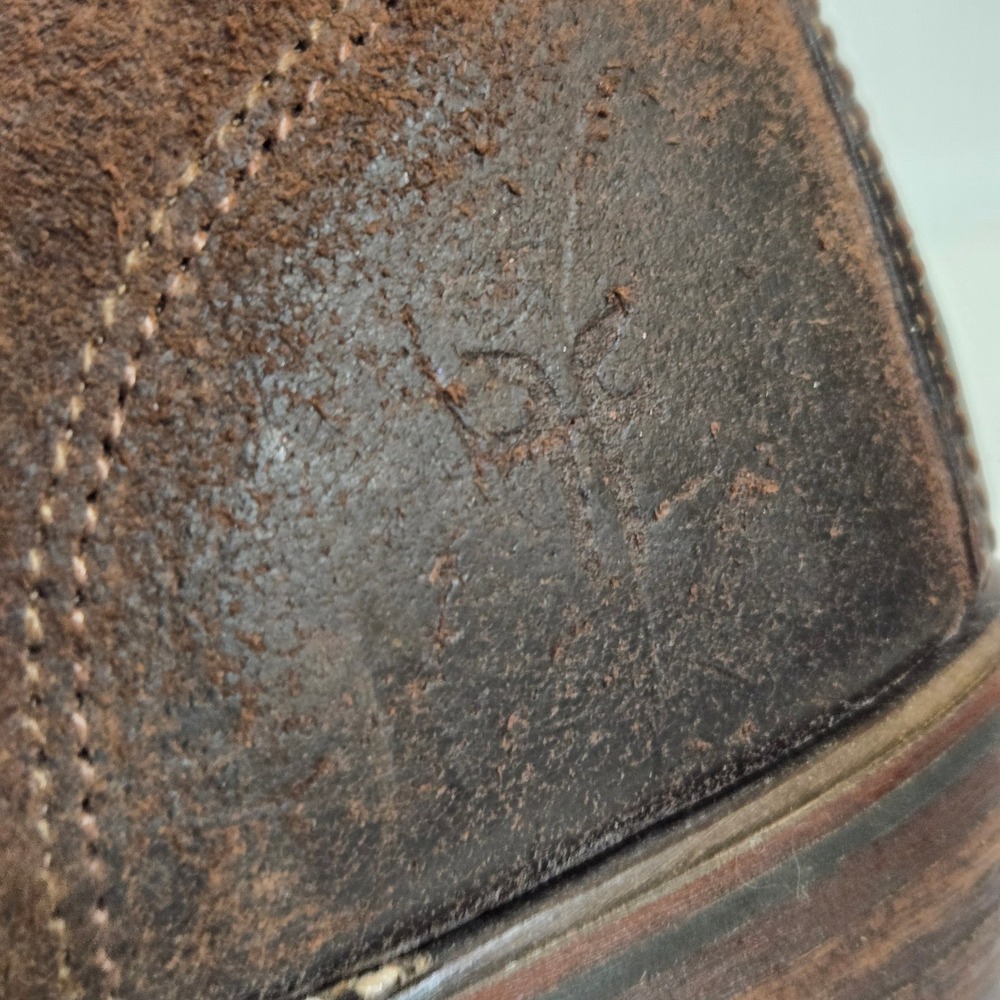 Frye Sabrina 6G Lace Up Leather Boots Womens 10 Brown Suede Block Heel USA Fall - Picture 3 of 13